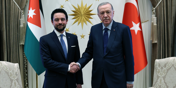 Erdoğan, Ürdün Veliaht Prensi Hüseyin'i kabul etti