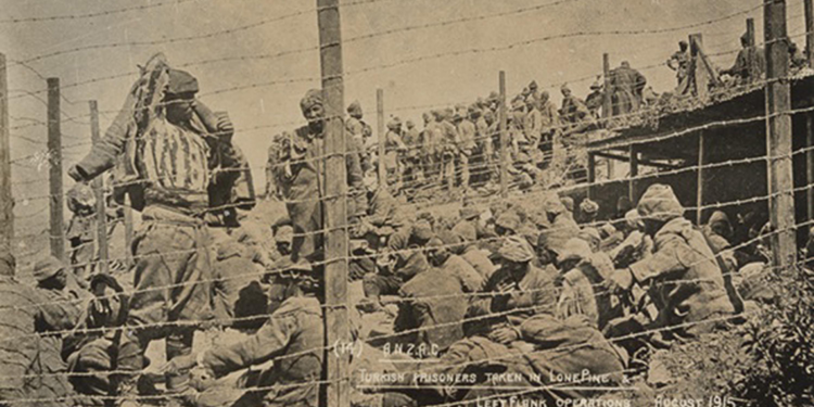 Esir alınan Osmanlı askerleri, kötü muameleyle gözlerini kaybetmiş