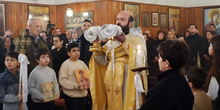 Hatay'da depremde hayatını kaybedenler için ayin