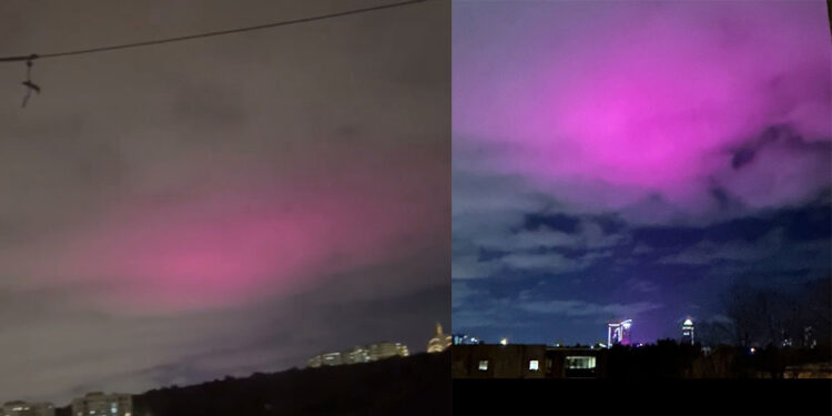 Gökyüzünde görülen pembe bulutların nedeni ortaya çıktı