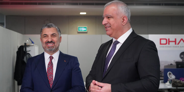 RTÜK Başkanı Ebubekir Şahin Demirören Haber Ajansı'nı ziyaret etti