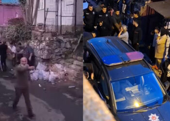 Şişli'de laf atma kavgası