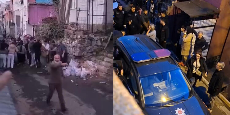 Şişli'de laf atma kavgası