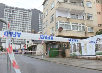 Tuzla'da tahliye edilen 4 katlı bina mühürlendi