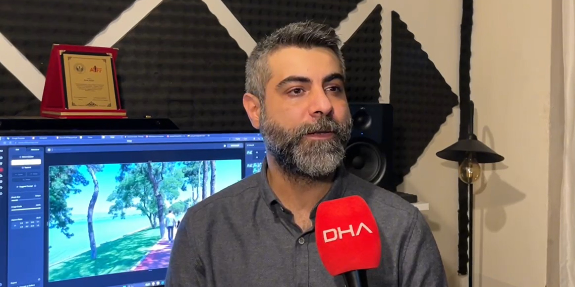 İznik Gölü'ndeki kuraklığa yapay zeka ile dikkat çekti