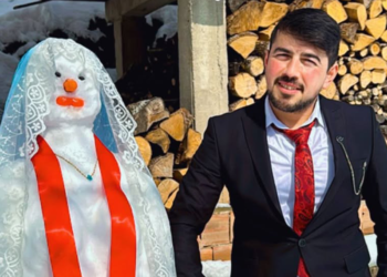 Kardan geline düğün yaptı