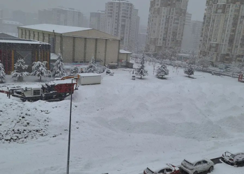 Kayseri'de kar yağışı