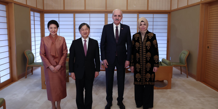Kurtulmuş, Japonya İmparatoru tarafından kabul edildi