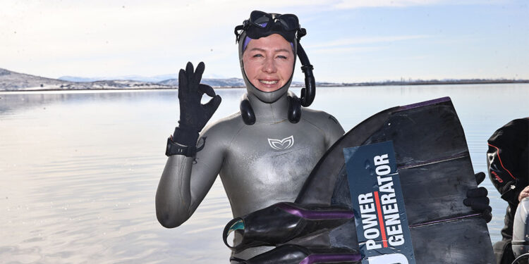 Milli dalış sporcusu Birgül Erken mücadeleden vazgeçmiyor