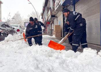 Muş ve Erzurum'da kar yağışı; yerleşim yerleri ulaşıma kapandı