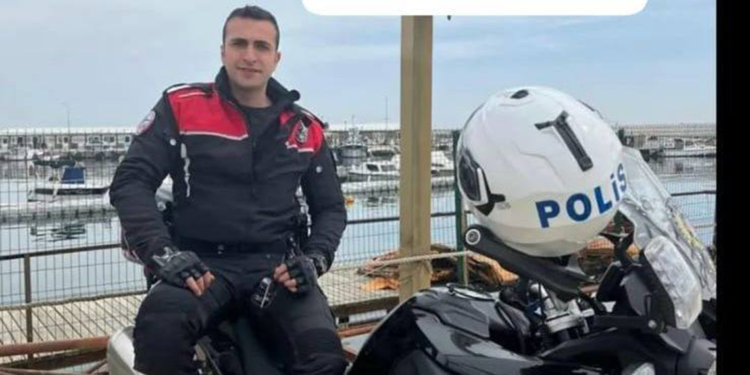 Motosikletle kaza yapan polis memuru hayatını kaybetti