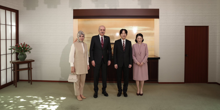 Numan Kurtulmuş, Japonya Veliaht Prensi Akishino ile görüştü