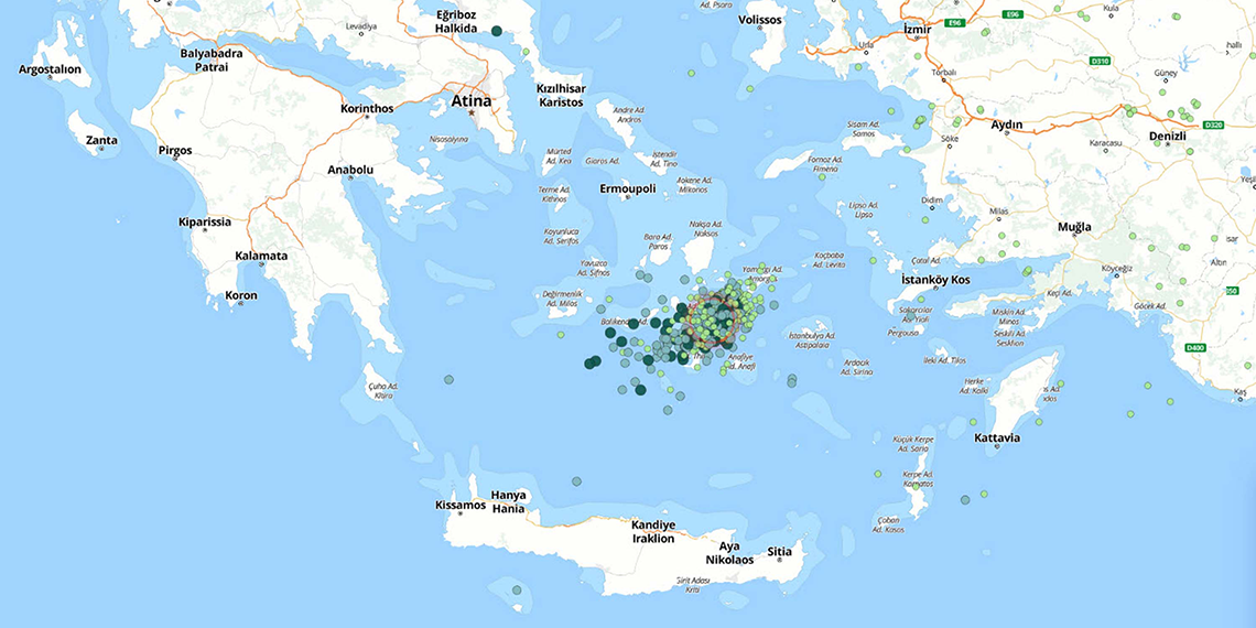 Santorini Adası'ndaki volkanın patlaması halinde ciddi kuraklık yaşanacak