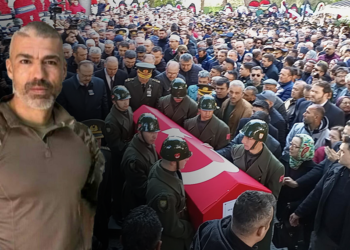 Şehit Binbaşı Yetişen, kızının doğum gününde son yolculuğuna uğurlandı