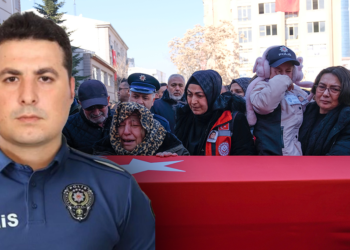 Şehit polis memuru Onur Şirin'e acı veda