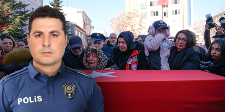 Şehit polis memuru Onur Şirin'e acı veda