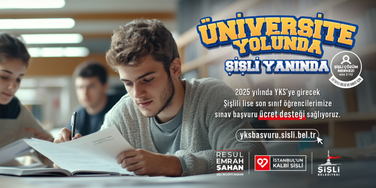 Şişli Belediyesi, öğrencilere YKS ücret desteği