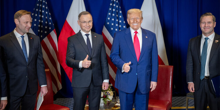 Donald Trump Polonya Cumhurbaşkanı ve Arjantin Devlet Başkanı ile görüştü