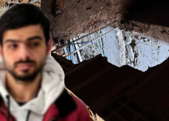 Tavanı delerek girdiği dairede anne ve kızına saldırdı