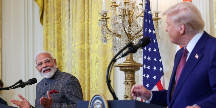 Trump, Hindistan Başbakanı Modi'yi Beyaz Saray'da ağırladı