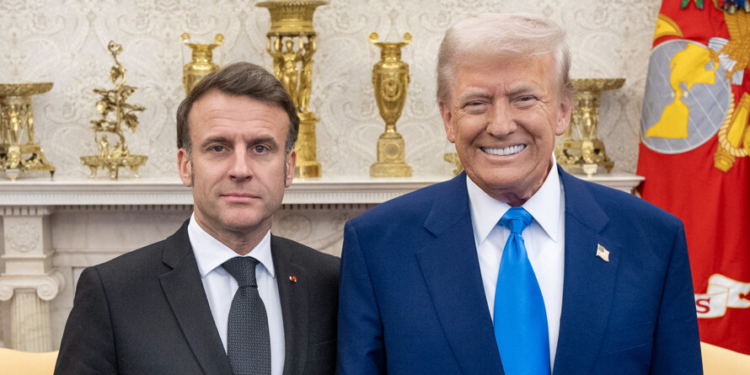 Trump ve Macron, Beyaz Saray'da bir araya geldi