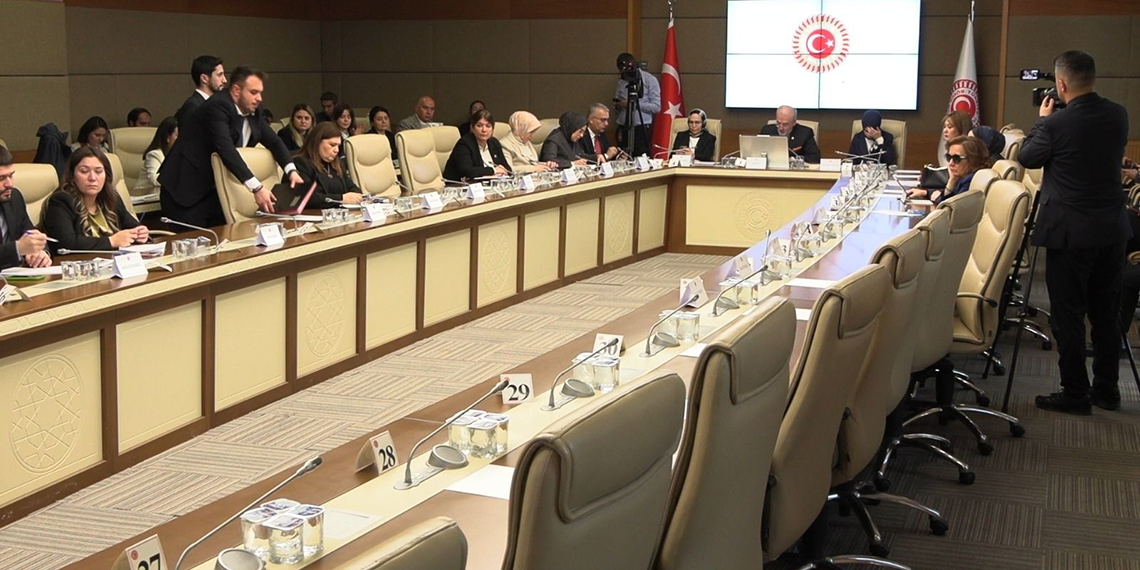 Zahide Yetiş'in katıldığı komisyona CHP'liler katılmadı, DEM Partililer salonu terk etti