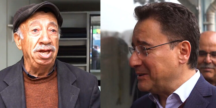 Depremzede emekli vatandaştan Babacan'a serzeniş