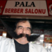 ‘Pala berber’, 1 metrelik bıyığı ile ilçenin tanıtımını yapıyor