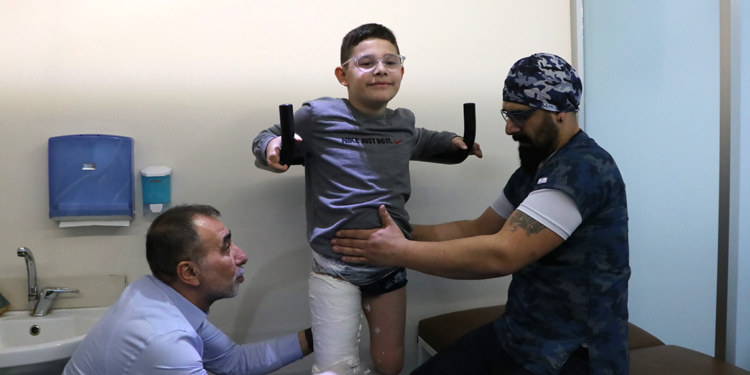 9 yaşındaki Aras'ın hayat boyu protez ihtiyacı karşılanacak