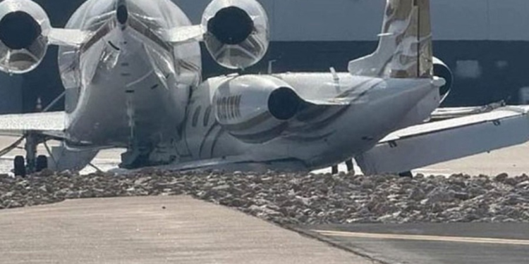 ABD'de özel jet düştü: 2 kişi hayatını kaybetti