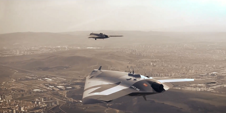 ANKA 3'lerden Çanakkale Zaferi'nin yıl dönümüne özel uçuş