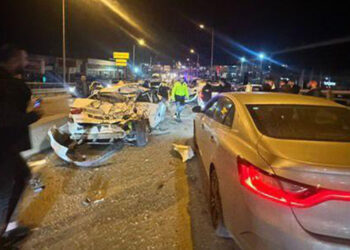 Trafik uygulama noktasında zincirleme kaza