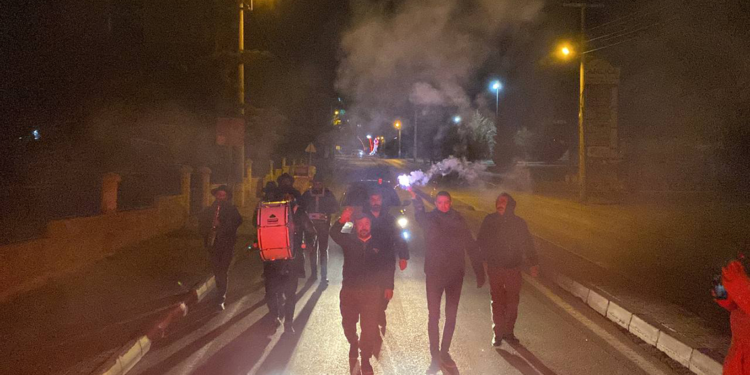 Aksaray’da halkı sahura bando takımı uyandırdı
