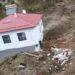 Artvin'de heyelan; 2 katlı ev 50 metre sürüklendi