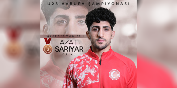 Azat Sarıyar’dan bronz madalya