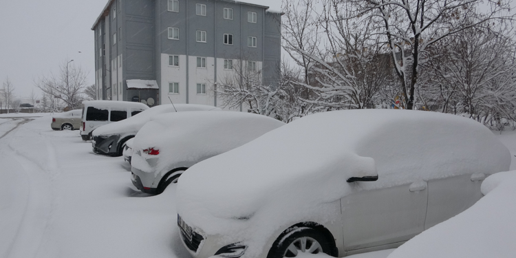 Bitlis'te 100 köy yolu kardan kapandı