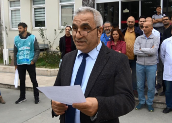 Doktora darp sonrası hastanede iş bırakma eylemi
