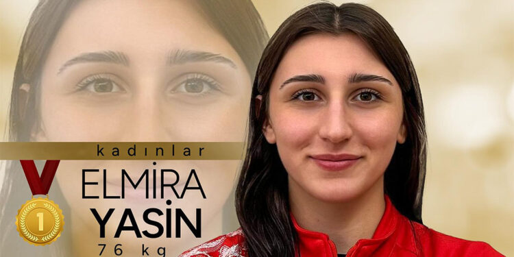Milli güreşçi Elmira Yasin Avrupa şampiyonu oldu