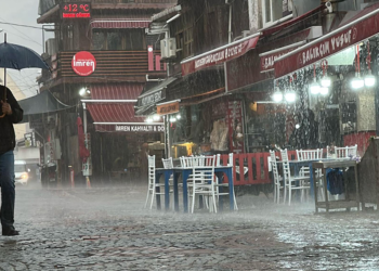 Edirne'de sağanak etkili oldu