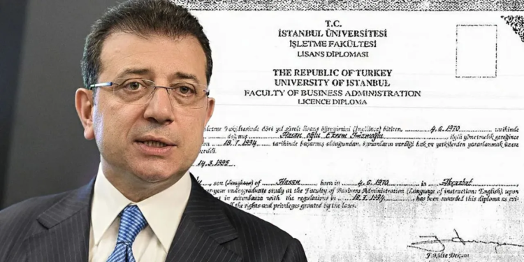 Ekrem İmamoğlu'nun diploması iptal edildi