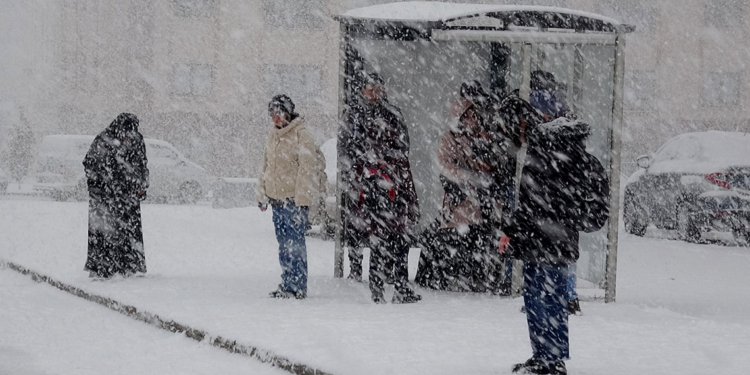 Erzurum'da mart ayında kar yağışı; 416 yol ulaşıma kapandı