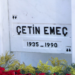Gazeteci Çetin Emeç ölümünün 35'inci yılında mezarı başında anıldı