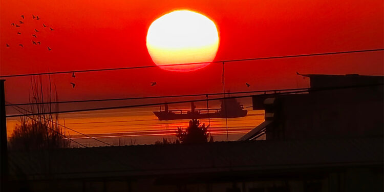 Hatay'da gün batımı, hayran bıraktı