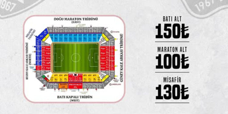Sivasspor maçı bilet fiyatlarında yüzde 50 indirim