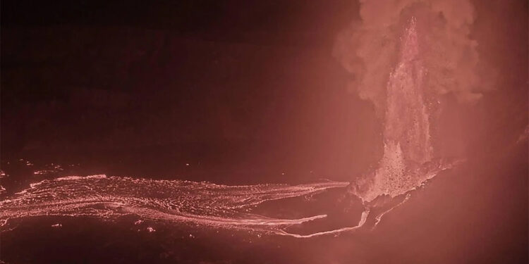 Hawaii'deki Kilauea Yanardağı'nda 12'nci patlama