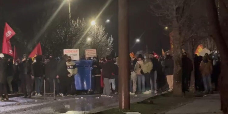 Ankara'da üniversite öğrencileri eylem yaptı