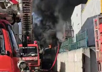 Tuzla Deri Organize Sanayi Bölgesi'nde yangın