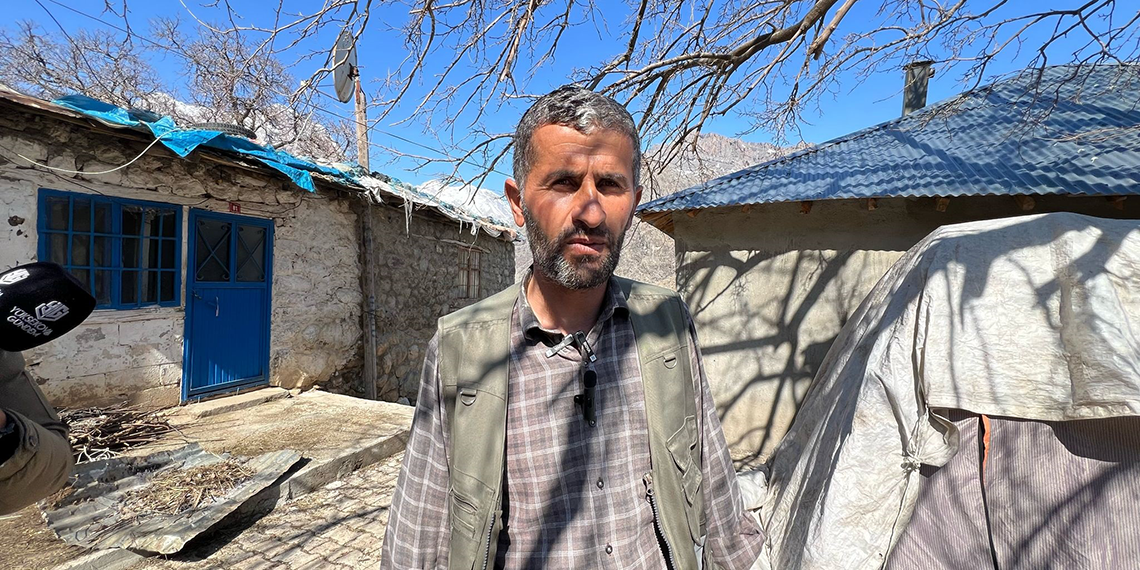 Irak'taki depremde sınır köyünde 20 evde hasar oluştu