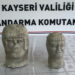 Roma ve Bizans dönemine ait olduğu değerlendirilen 2 heykel ele geçirildi