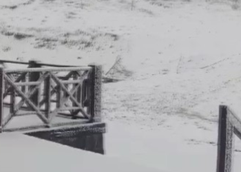 Karabük'ün yüksek kesimlerine kar yağdı